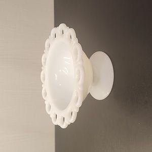 Anchor Hocking Old Colony Milk Glass Vase